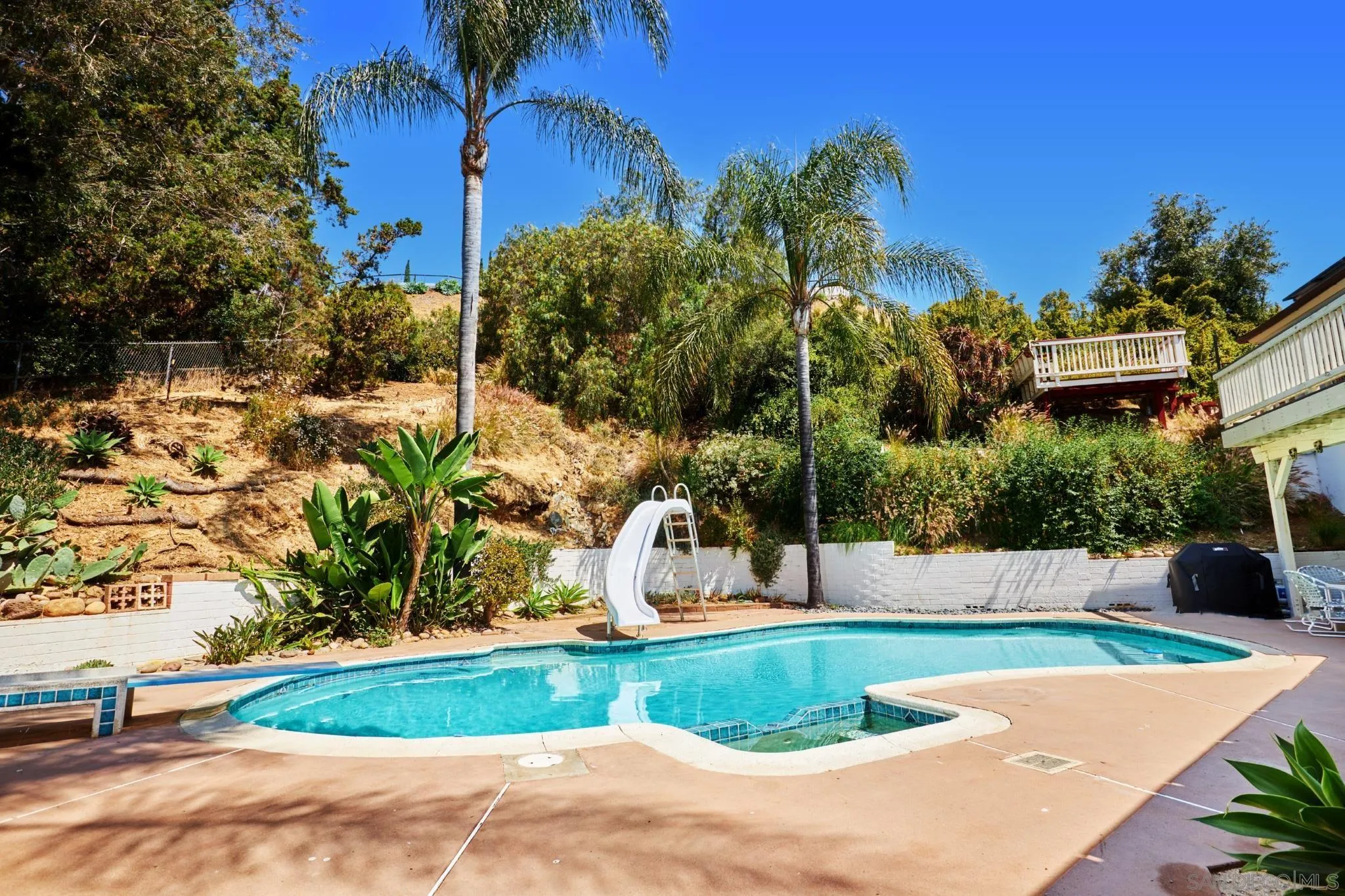9080 Terrace Drive La Mesa, CA 91941 - Photo 17 of 25 a view of a yard with palm trees