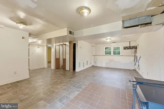 a view of an empty room