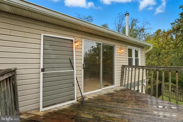 a view of a house with a balcony