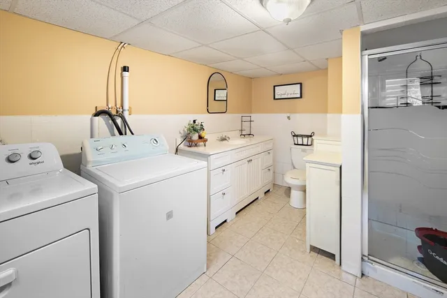 a view of a big yard of a building