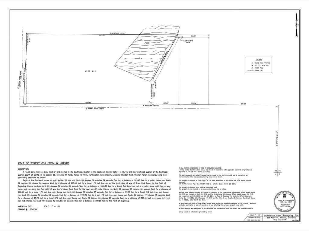 0 Green Park Road Doyline, LA 71023 - Photo 1 of 14 13.09 Acres
