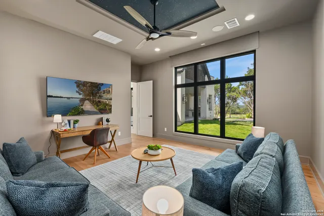 a view of a kitchen from the hallway