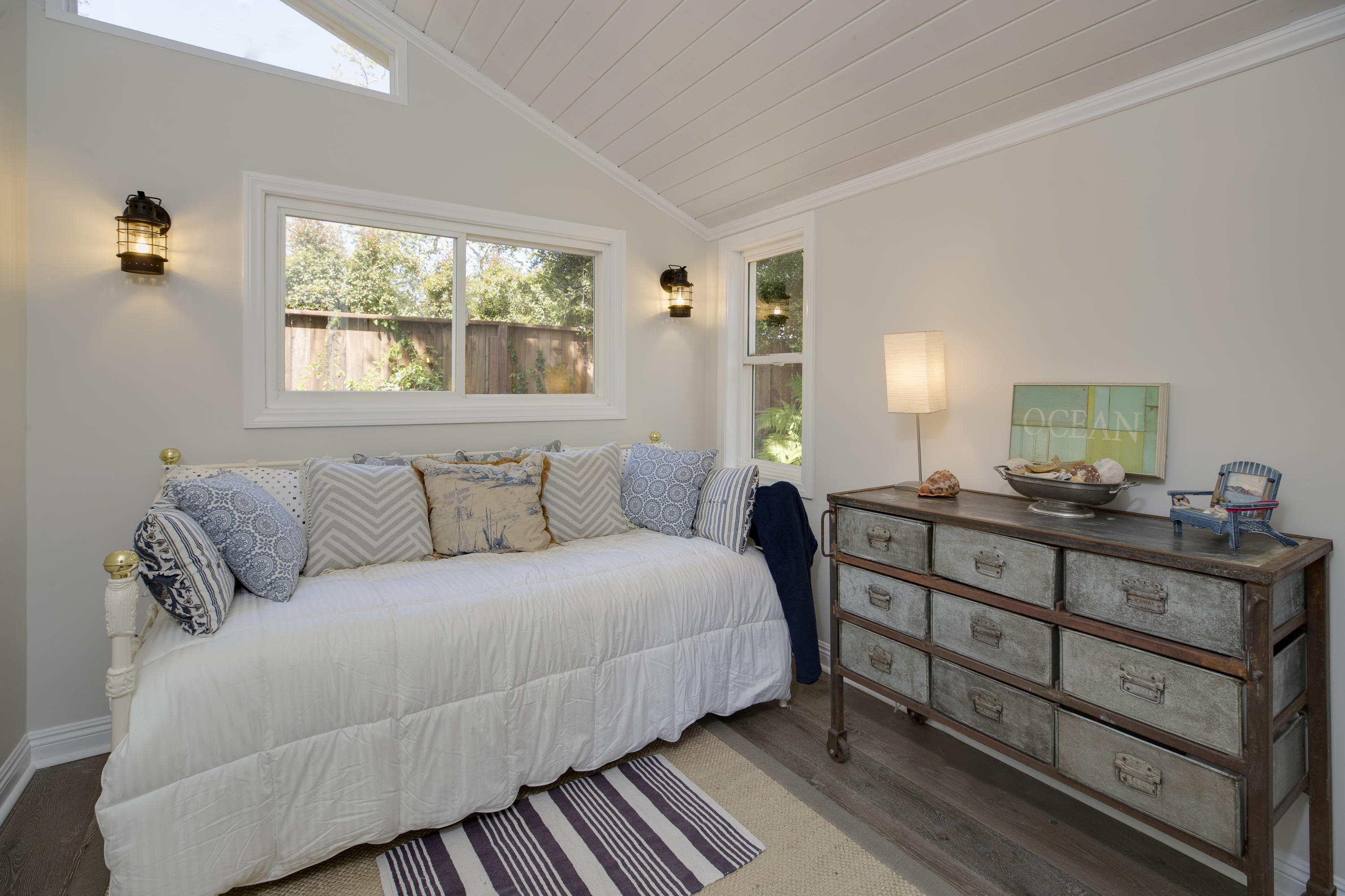 43 Humphrey Road Montecito, CA 93108 - Photo 15 of 17 a bedroom with a bed and a dresser next to a window