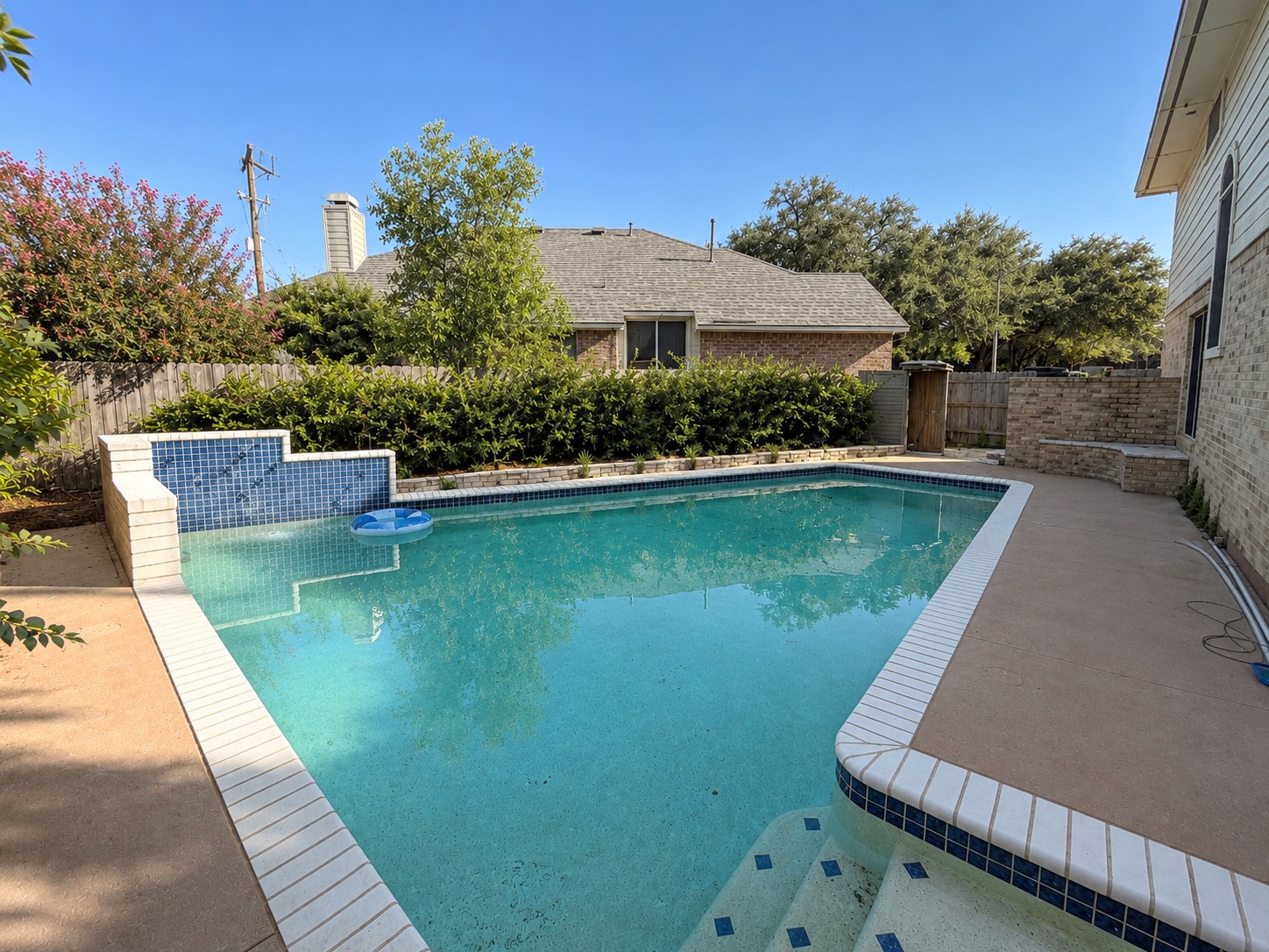 1610 Juniper Ridge Loop Cedar Park, TX 78613 - Photo 1 of 28 An inviting swimming pool acts as the centerpiece of this private, concrete-surrounded backyard retreat.