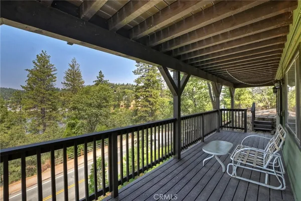 a view of balcony and deck