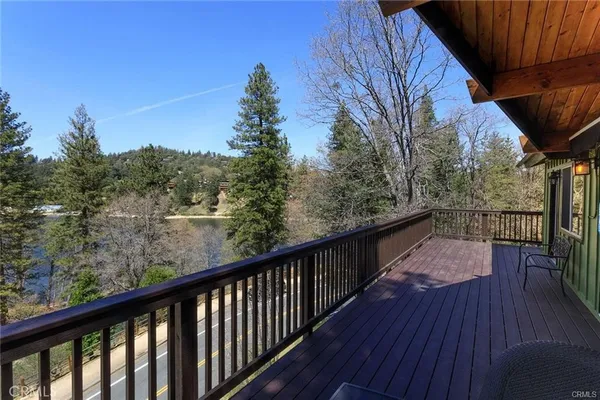a view of balcony and deck
