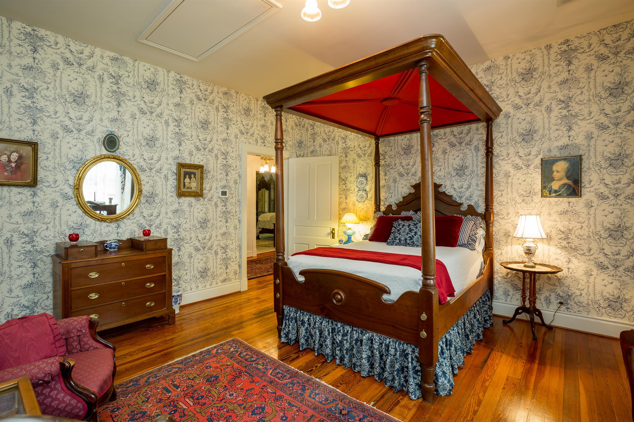 317 North Garner Street Springfield, TN 37172 - Photo 27 of 30 a bedroom with a bed and wooden floor
