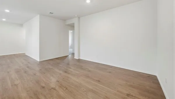 a view of empty room