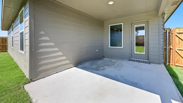 a view of an front door