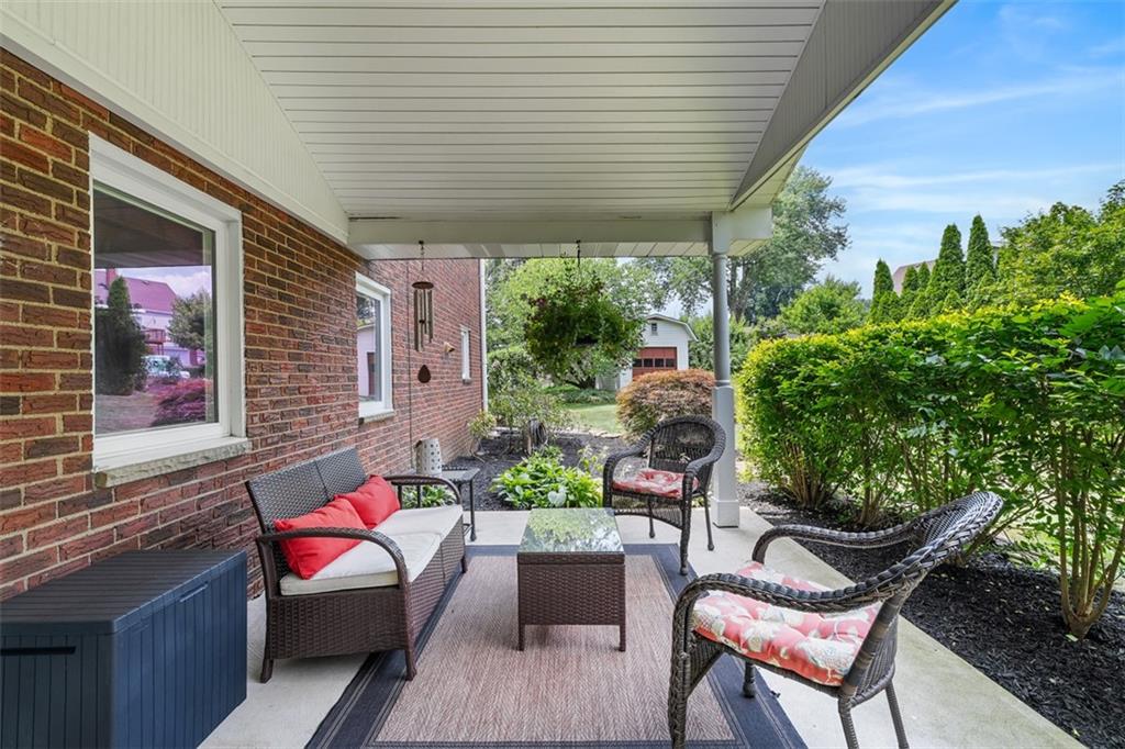 4 Cheryl Drive Coraopolis, PA 15108 - Photo 16 of 32 a outdoor living space with furniture and garden view