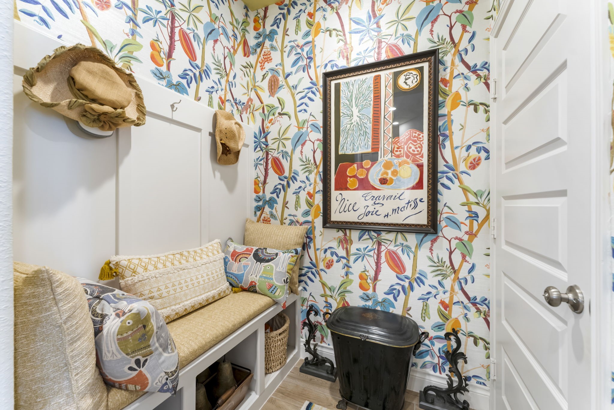 545 Cedar Harbor Court Conroe, TX 77304 - Photo 35 of 50 a living room with furniture and a fireplace