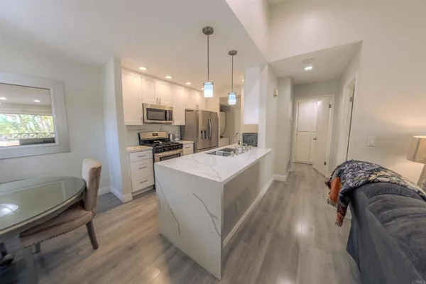 a room that has a washer and dryer