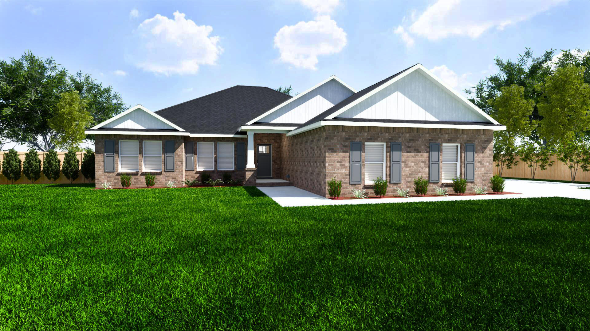 4823 Horace Lunsford Road Milton, FL 32570 - Photo 1 of 34 a front view of a house with garden