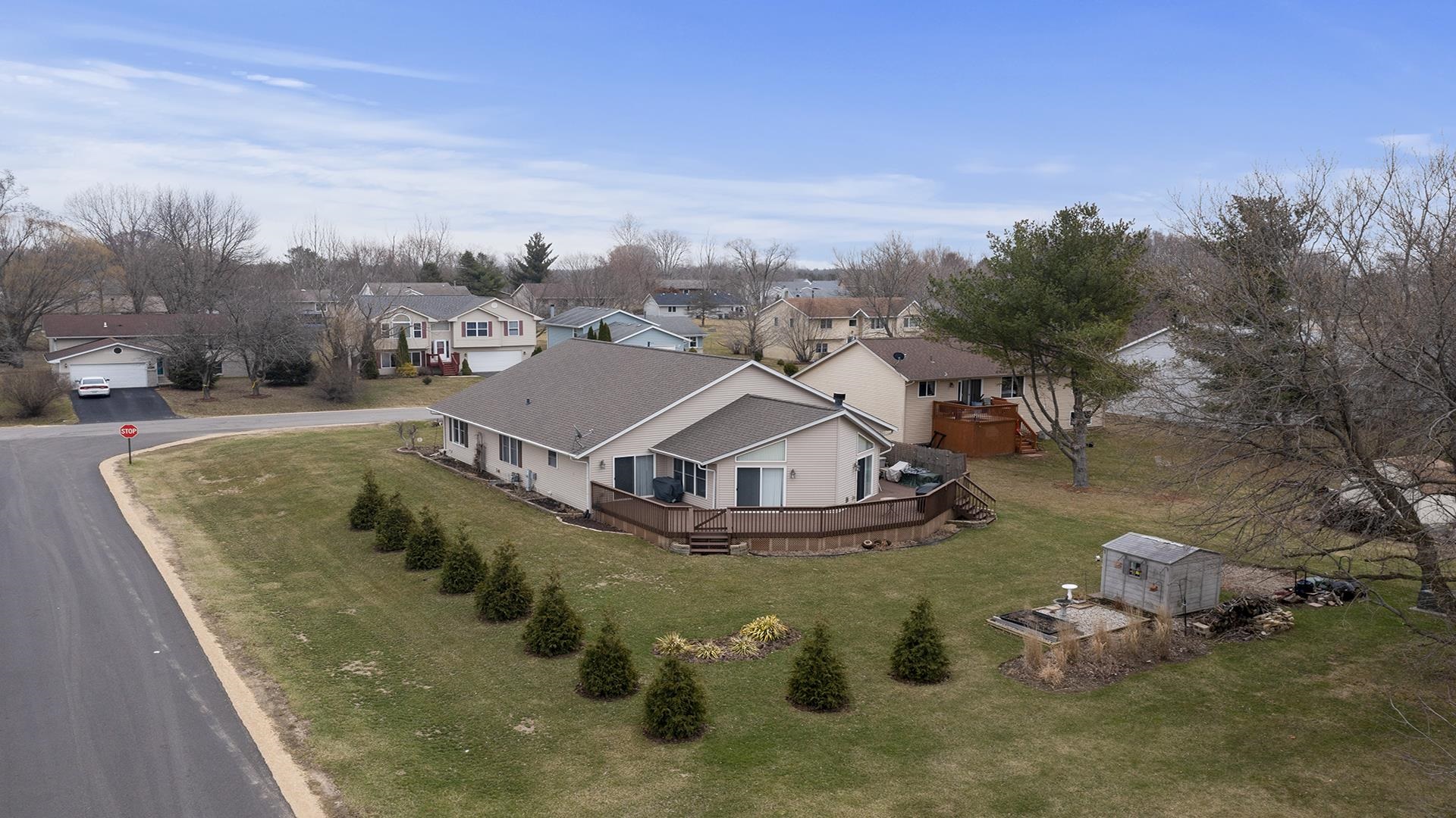 501 Pembroke Road Southwest Poplar Grove, IL 61065 - Photo 40 of 40 a view of a house with a yard