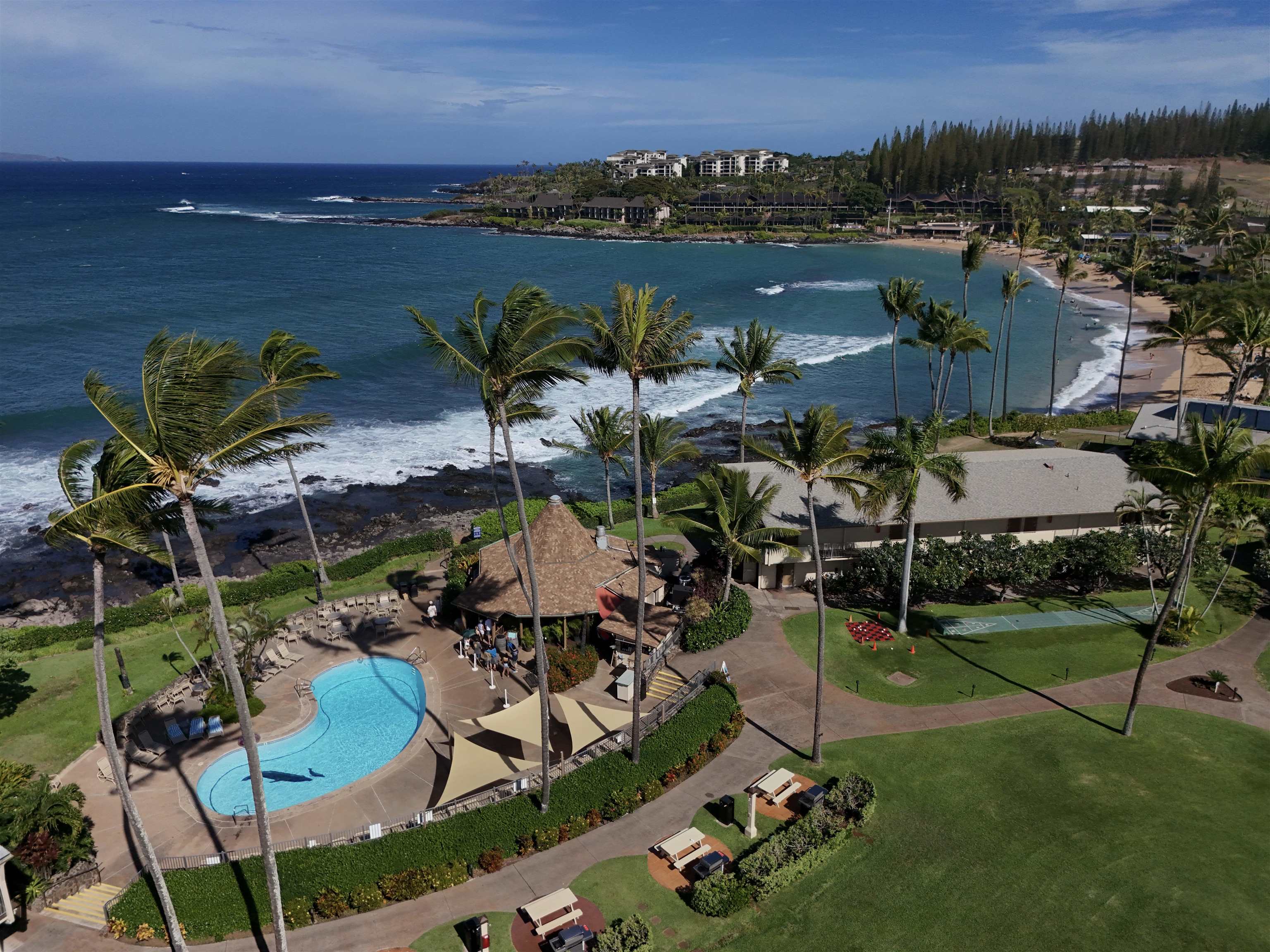 5315 Lower Honoapiilani Road, Unit D232 Lahaina, HI 96761 - Photo 8 of 31 an aerial view of a houses with outdoor space and lake view