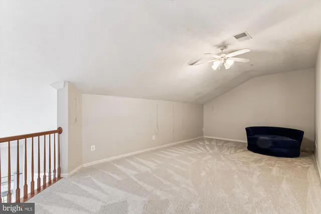 a view of a big room with an empty space