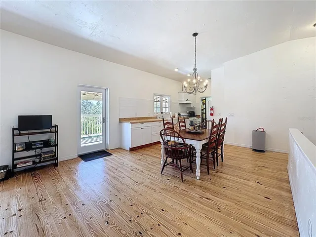 a view of a bunch of trees