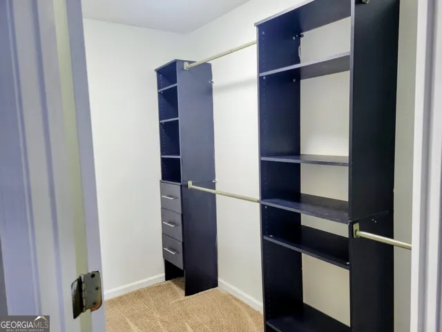 a view of walk in closet