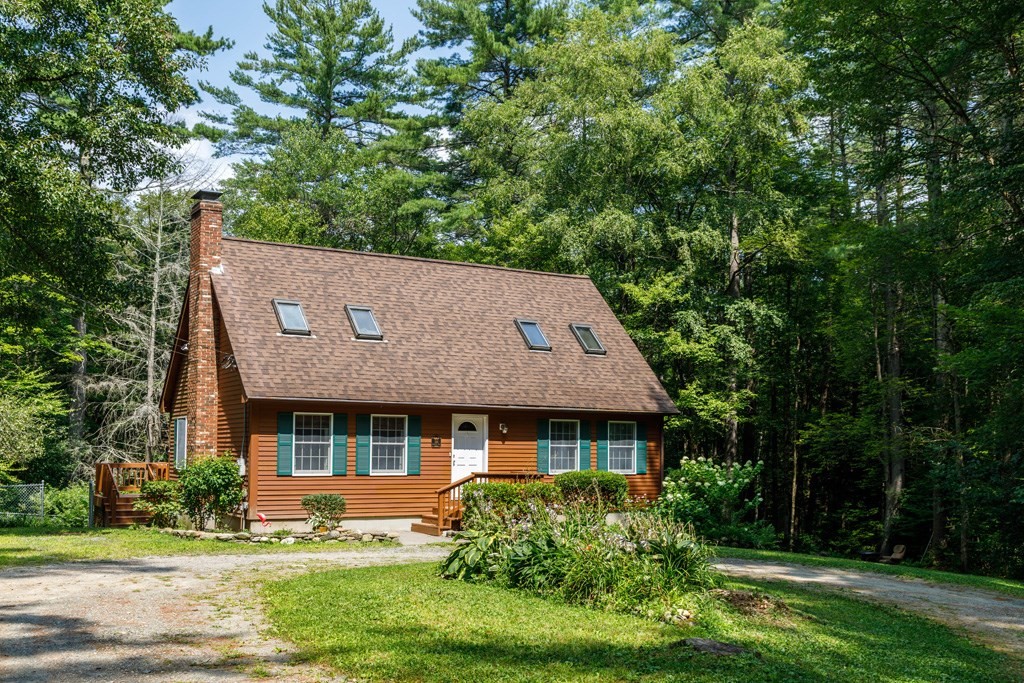 front view of house with a yard