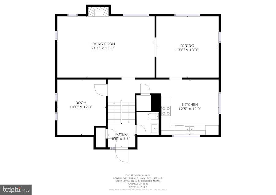 2013 Dundee Road Rockville, MD 20850 - Photo 30 of 31 Main Level floor plan