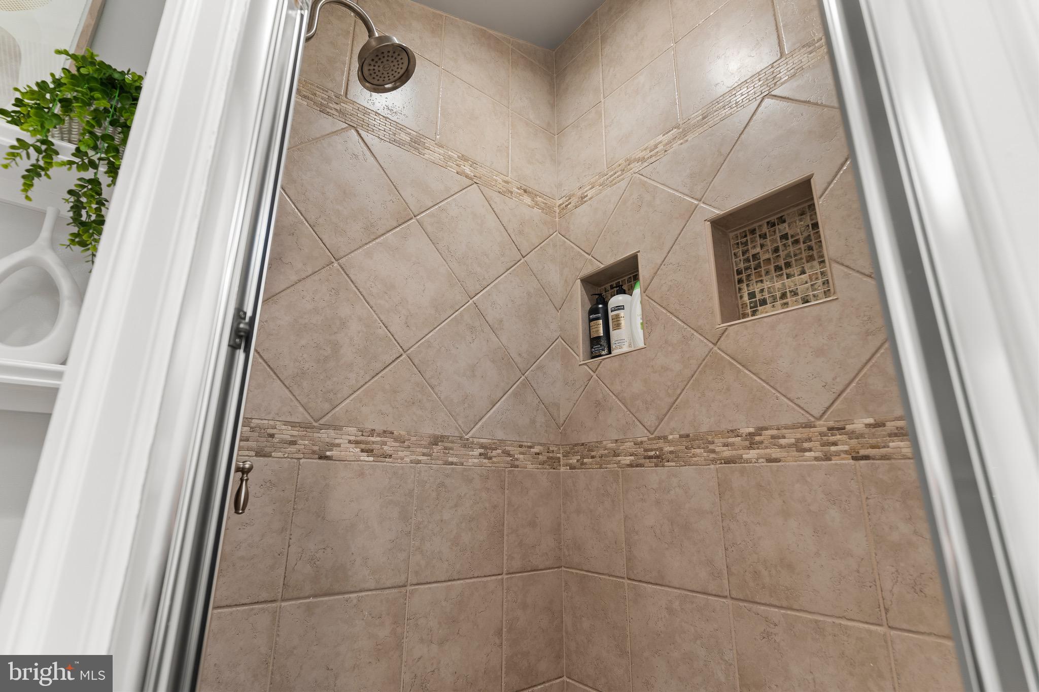 123 South Fayette Street Alexandria, VA 22314 - Photo 20 of 41 a close view of a shower in a bathroom