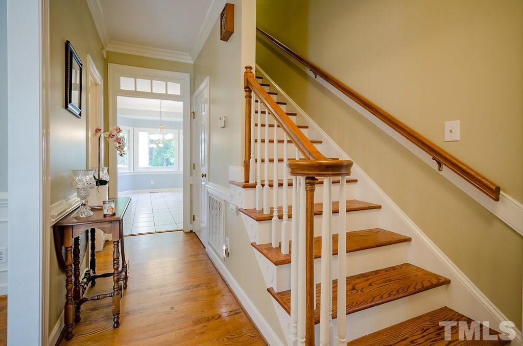 8212 Pepperidge Court Raleigh, NC 27615 - Photo 2 of 25 Entry w Beautiful Hardwood Floors