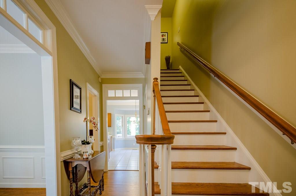 8212 Pepperidge Court Raleigh, NC 27615 - Photo 20 of 25 Sellers Recently Added Hardwood Treads to Stairs