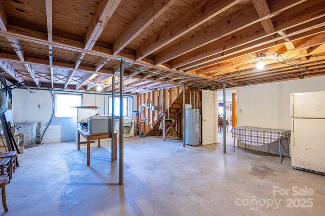 a view of a dining area with furniture
