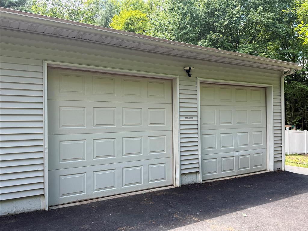 60 Sassafras Road Lehighton, PA 18235 - Photo 2 of 36 Two spacious garage bays offer ample parking and storage, featuring durable siding.