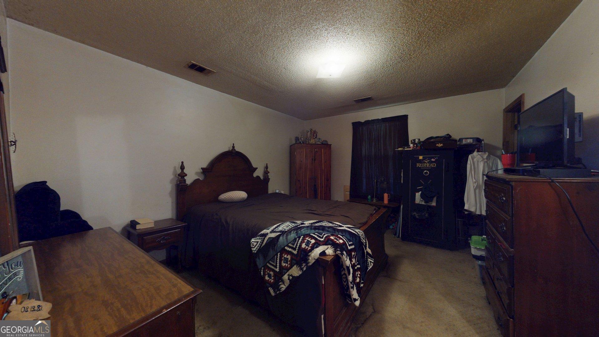 450 Bellevue Plantation Road Millen, GA 30442 - Photo 7 of 25 a bed room with a bed and a television