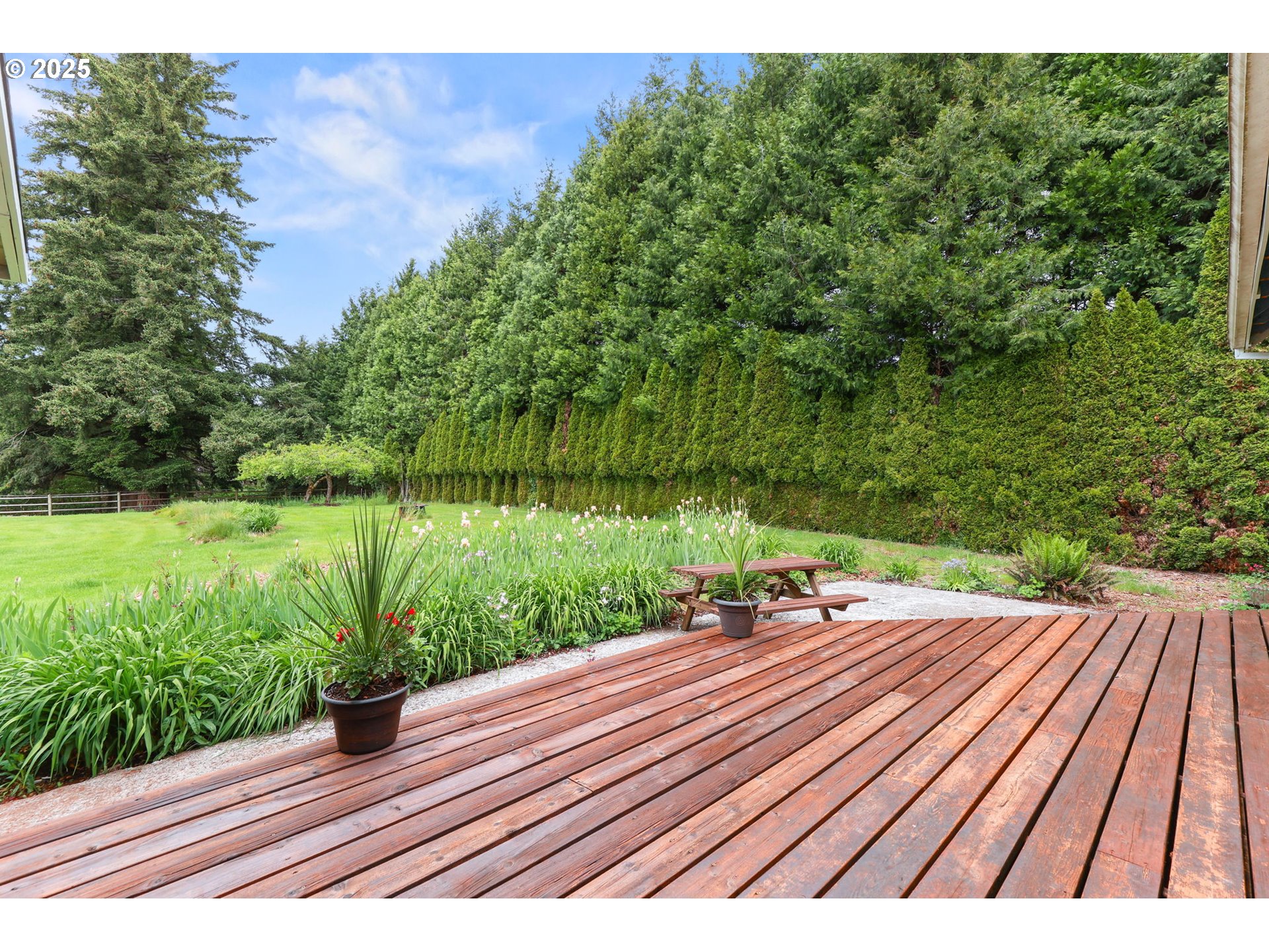 26011 South Morgan Road Estacada, OR 97023 - Photo 25 of 48 a view of a wooden floor with a lake view