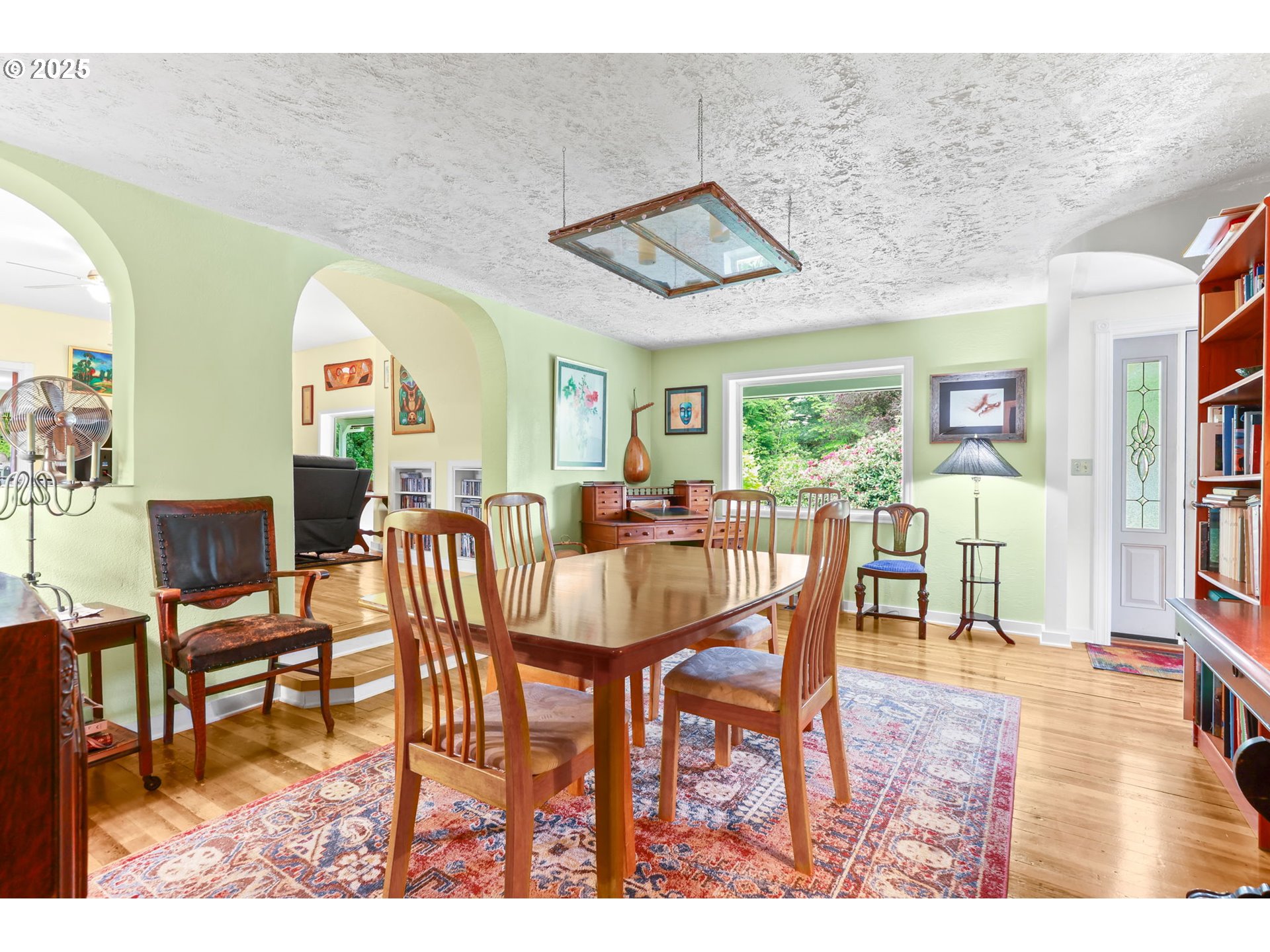 26011 South Morgan Road Estacada, OR 97023 - Photo 10 of 48 a view of a dining room with furniture window and wooden floor