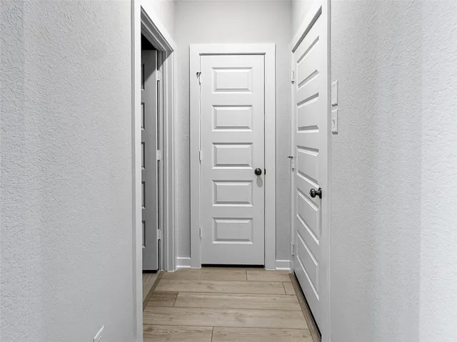 wooden floor in a room