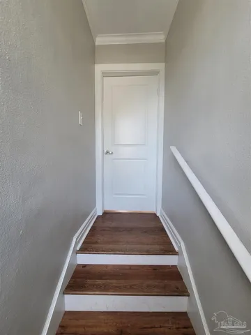 a view of wooden floor