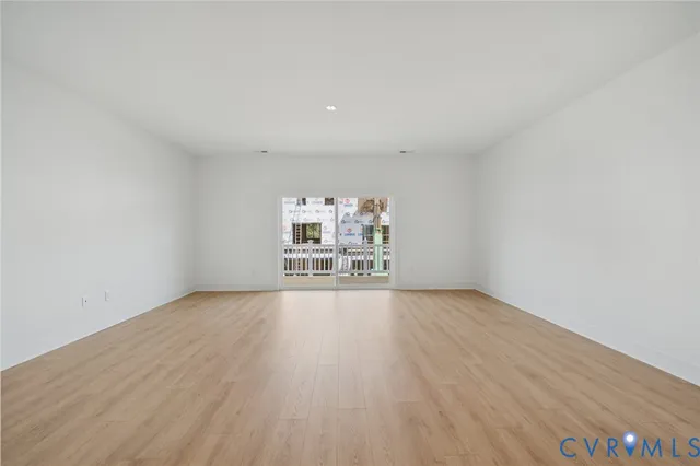 wooden floor in a room