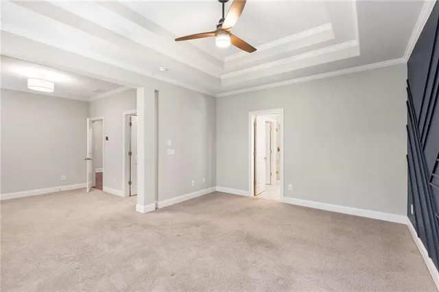 a view of empty room with a window