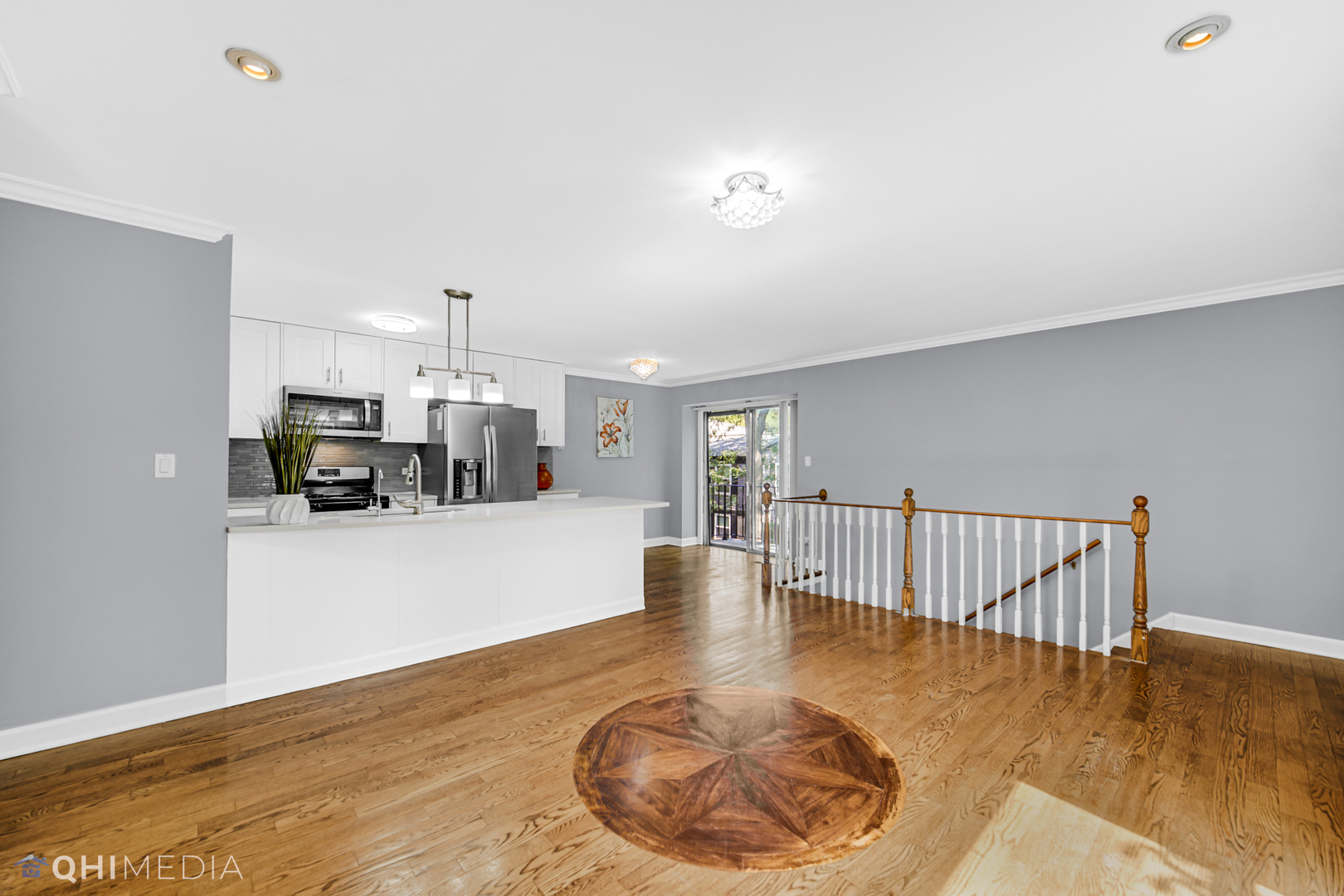 232 Inverrary Lane, Unit 232 Deerfield, IL 60015 - Photo 14 of 27 a view of kitchen and dining room with wooden floor