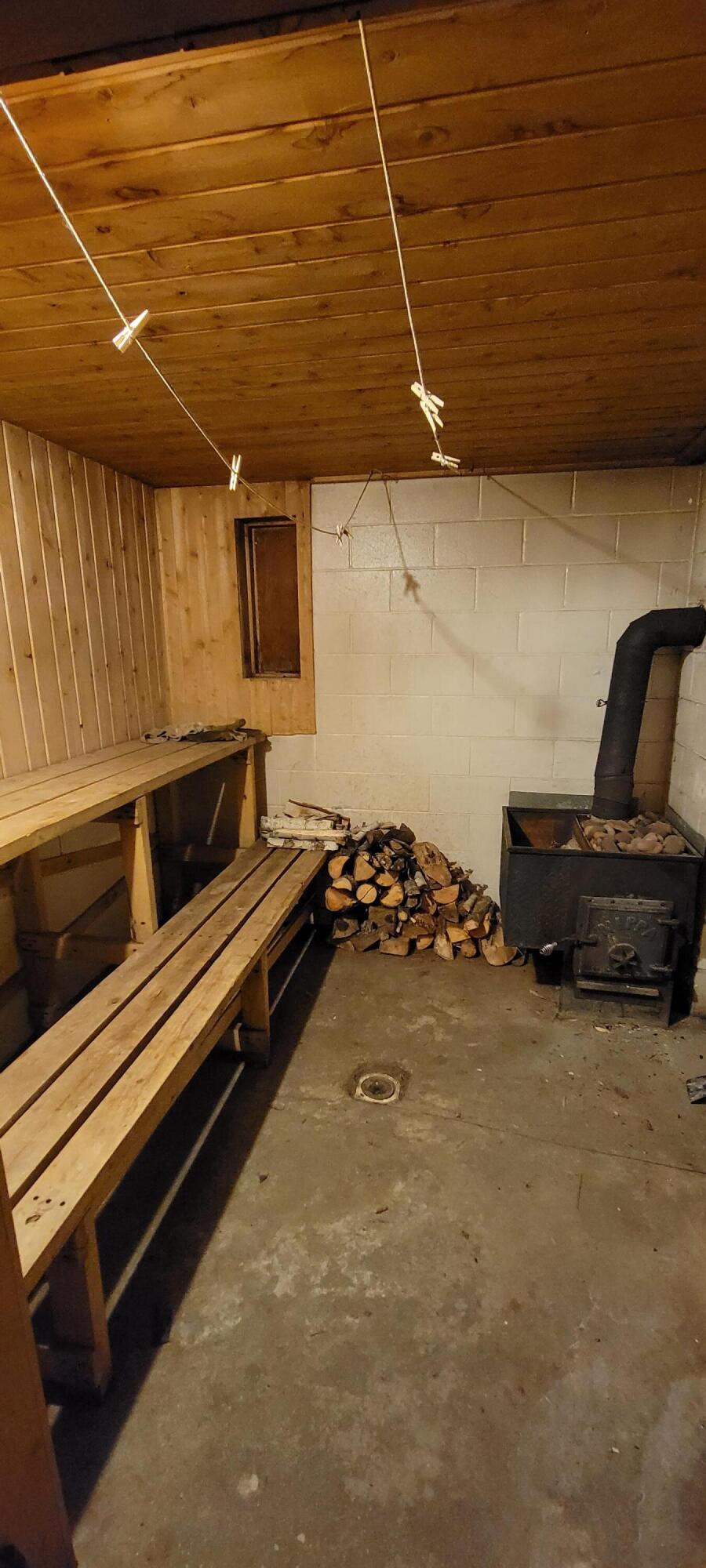 wood fired sauna