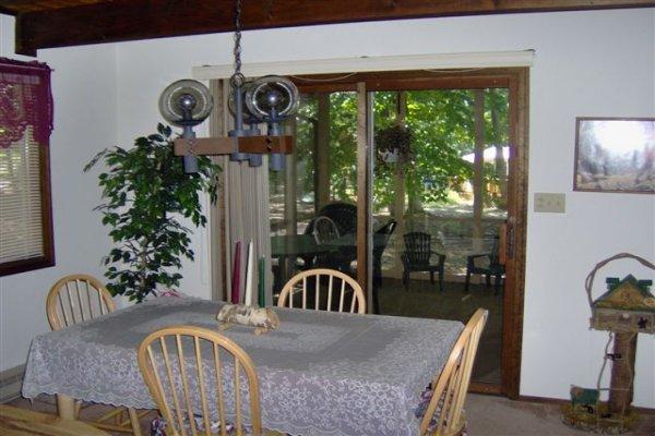 582 Bond Street Bushkill, PA 18324 - Photo 7 of 10 a view of a dining room with furniture window and outside view