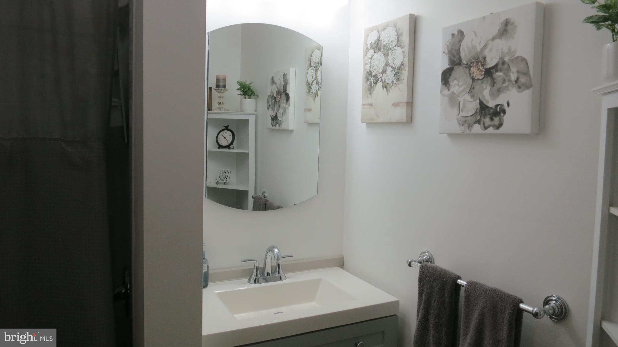 99 Lindbergh Road Hopewell, NJ 08525 - Photo 19 of 64 Modern bathroom with elegant floral decor.