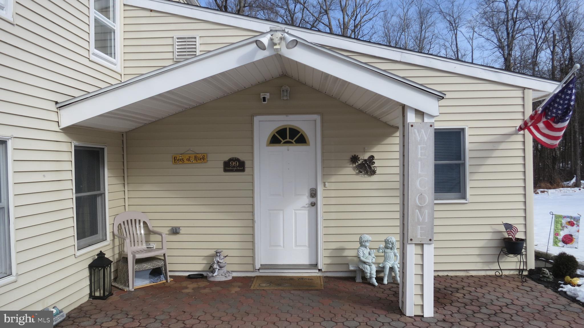 99 Lindbergh Road Hopewell, NJ 08525 - Photo 2 of 64 Charming entrance with welcoming vibes.