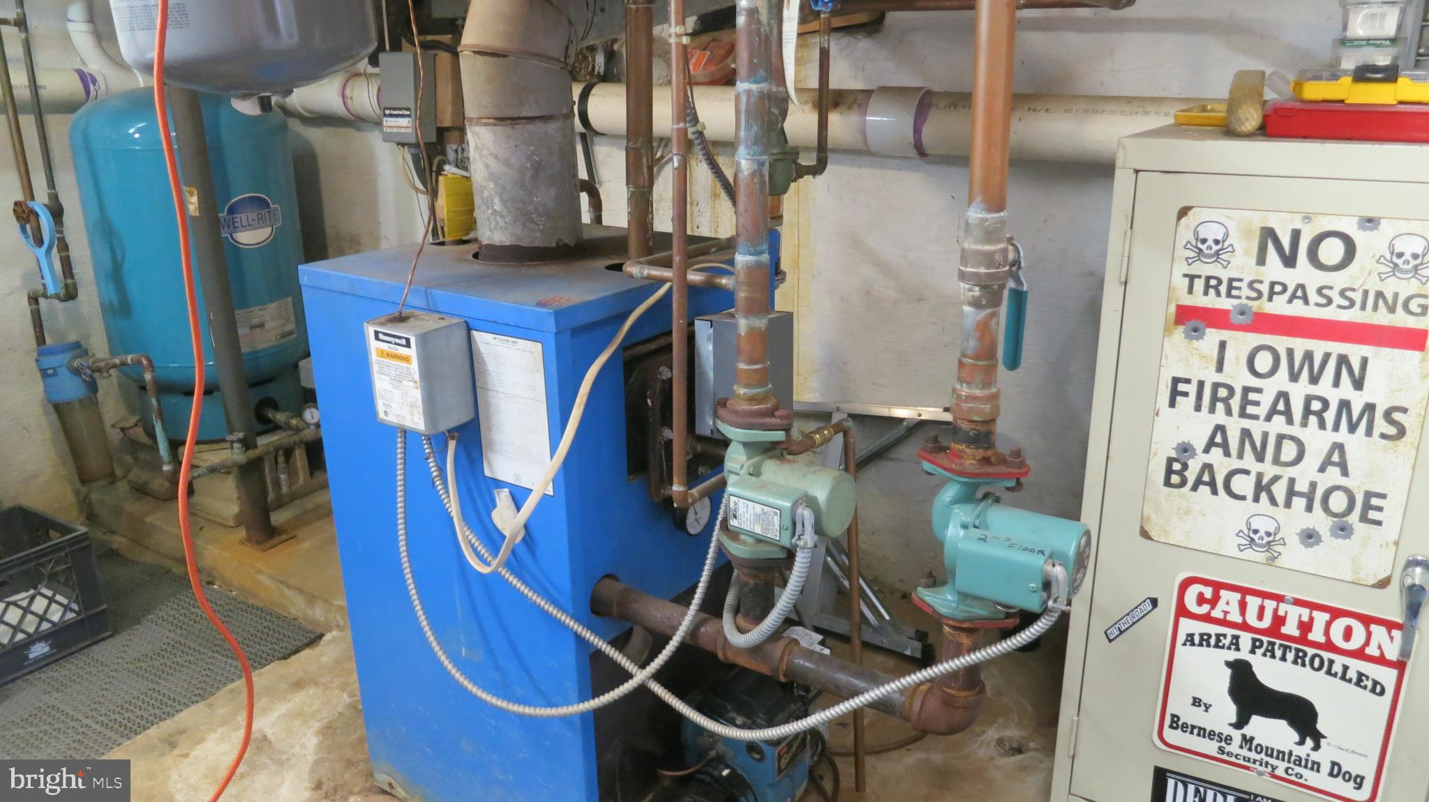 99 Lindbergh Road Hopewell, NJ 08525 - Photo 47 of 64 Industrial heating system in a utility space.