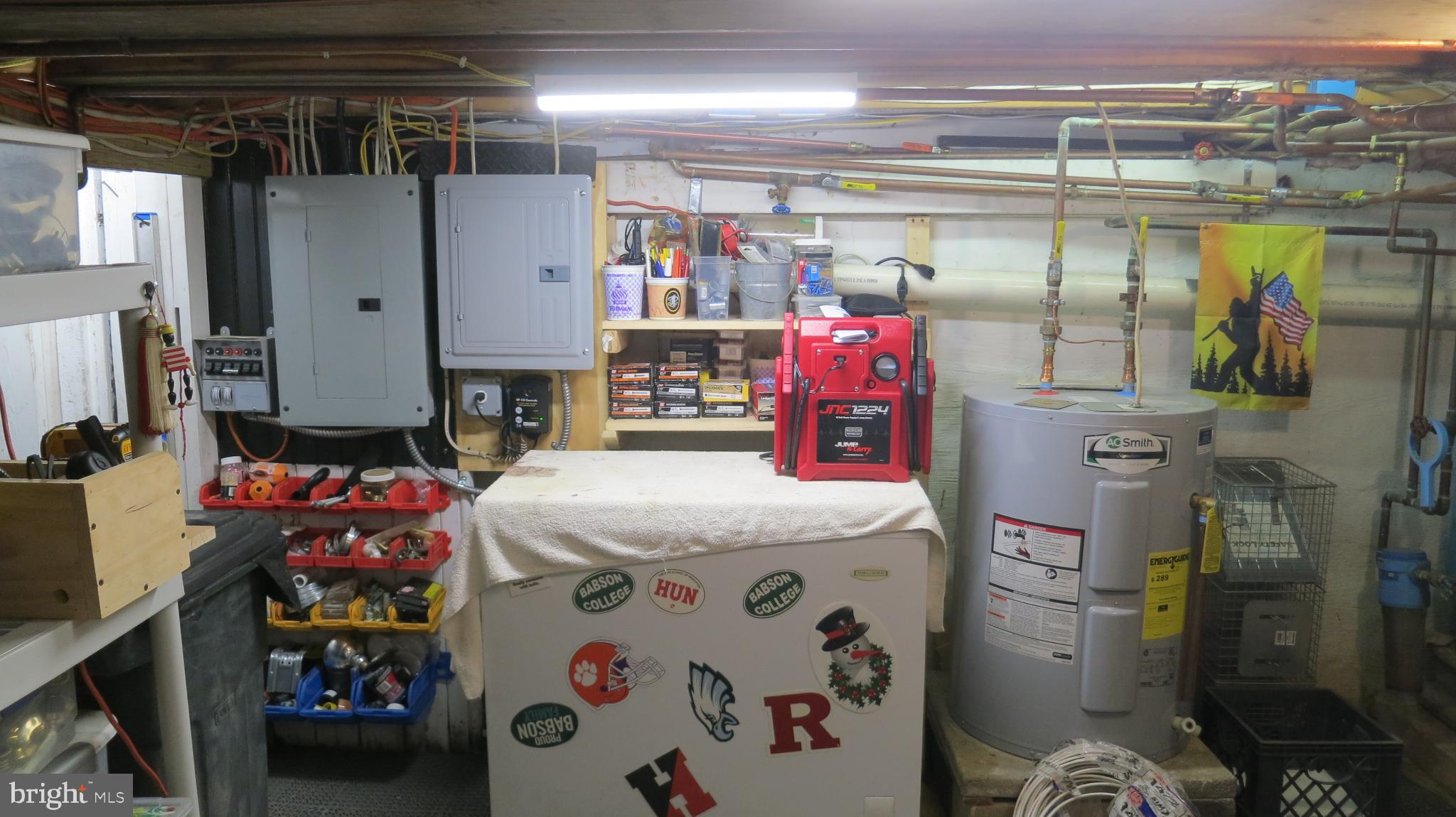 99 Lindbergh Road Hopewell, NJ 08525 - Photo 54 of 63 Functional basement utility space with storage.