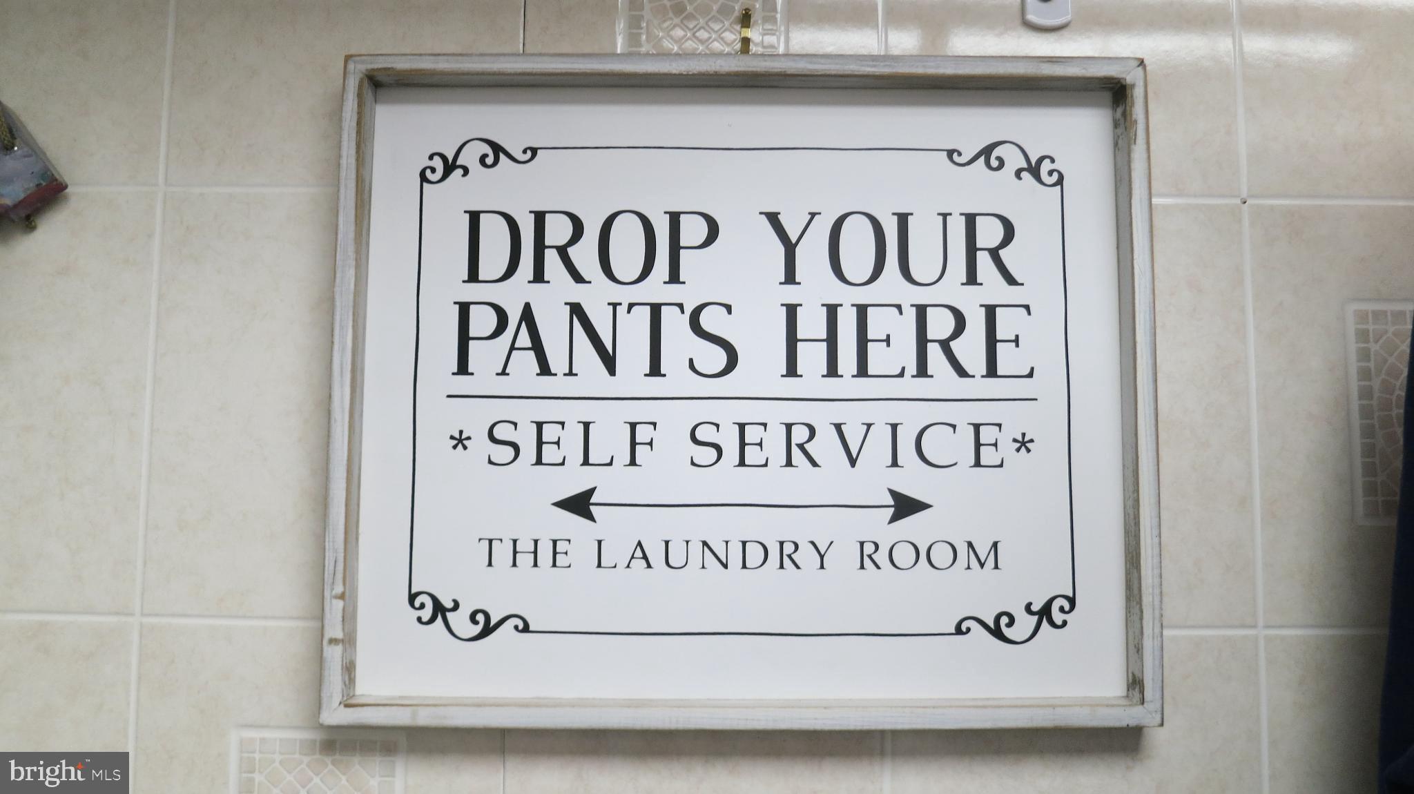 99 Lindbergh Road Hopewell, NJ 08525 - Photo 6 of 64 Quirky laundry room sign with humor.