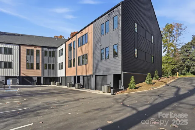 a view of a building with a street