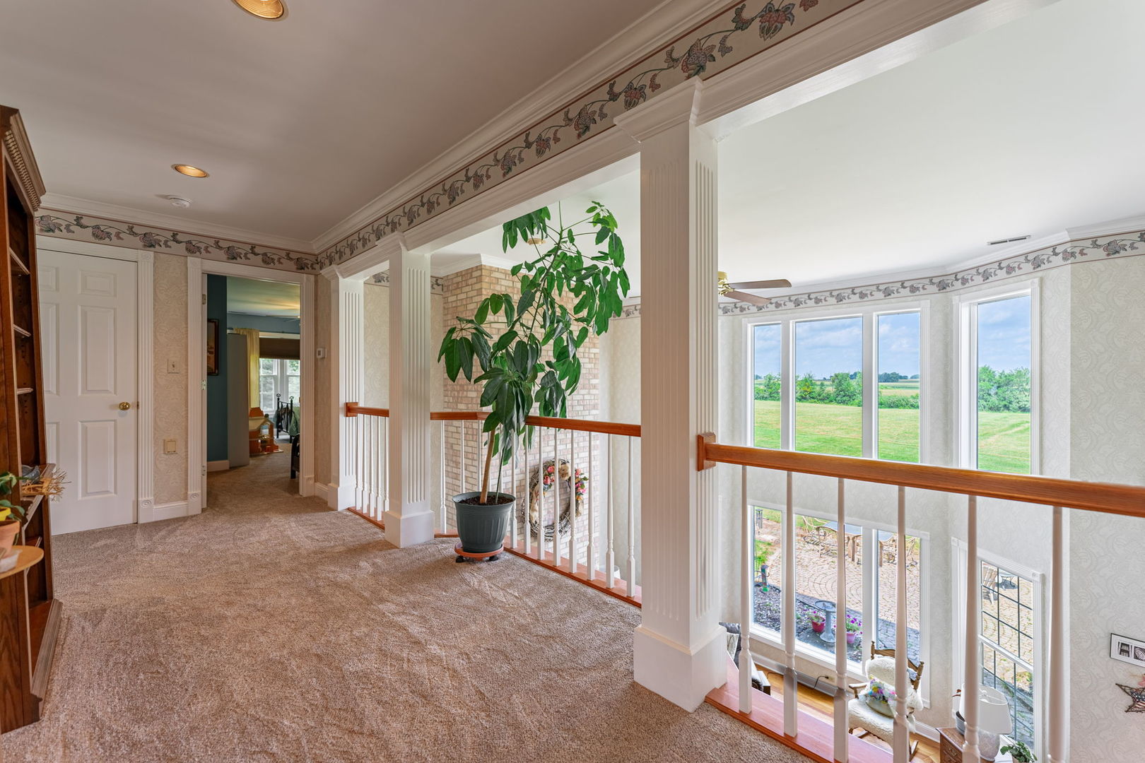 9505 Wolf Road Kingston, IL 60145 - Photo 32 of 53 a view of livingroom with furniture and floor to ceiling window