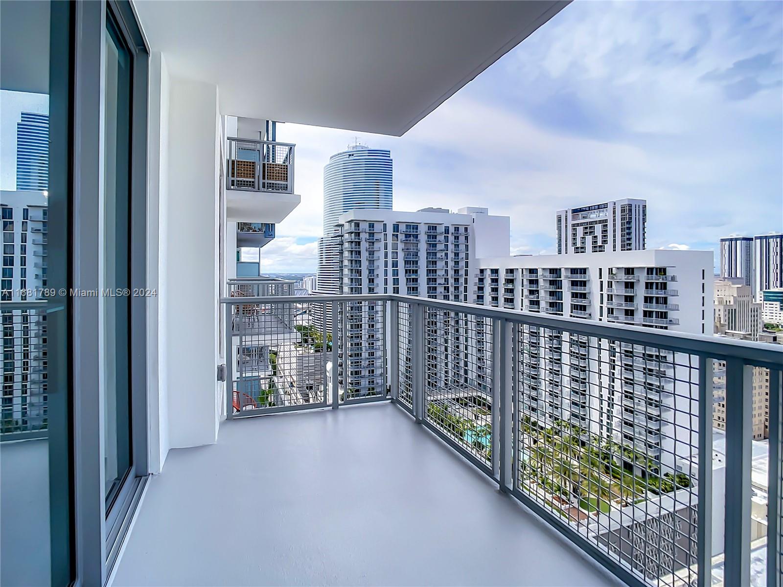 340 Southeast 3rd Street, Unit 1802 Miami, FL 33131 - Photo 29 of 36 a view of balcony with city view