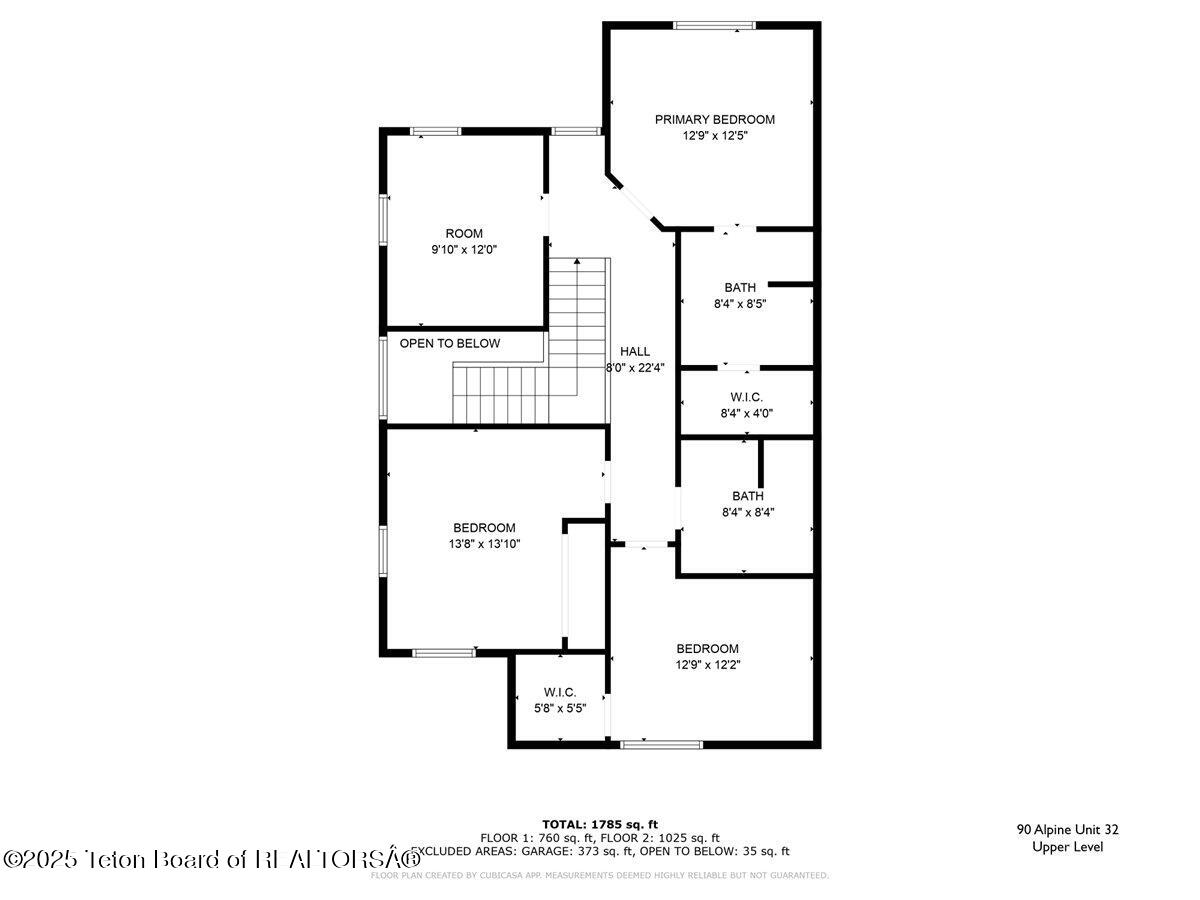 90 Alpine Trail, Unit 31 Victor, ID 83455 - Photo 37 of 46 02-90 Alpine Unit 32 Upper Level