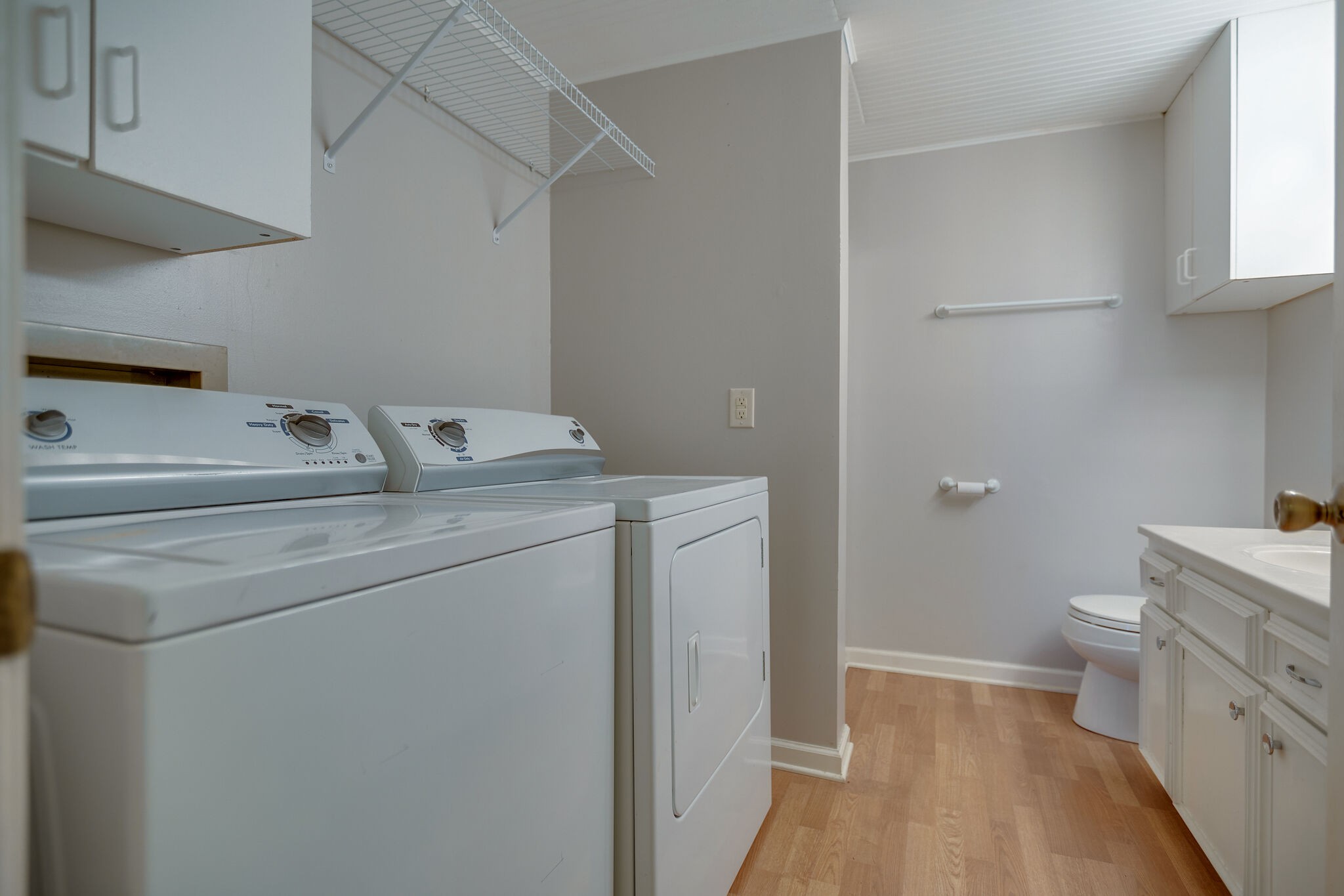 10997 Rials Branch Road Bon Aqua, TN 37025 - Photo 23 of 39 a utility room with dryer and washer