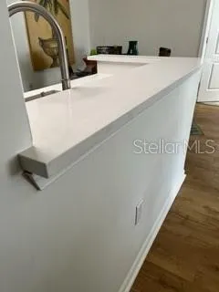 a close view of utility room